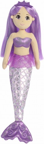 Retired Aurora - SEA SHIMMERS MERMAID AMETHYST 18"