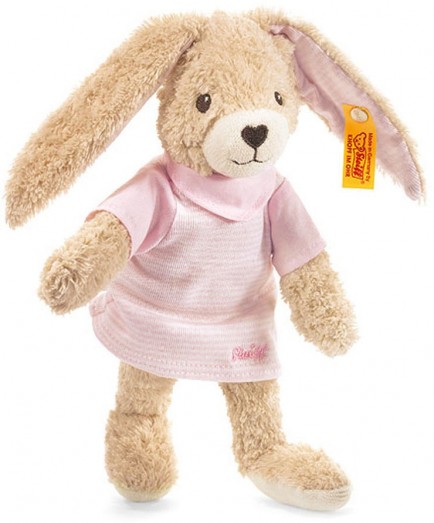 Retired Steiff Bears - HOPPEL RABBIT PINK 20CM