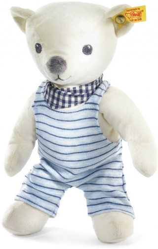 Retired Steiff Bears - KNUFFI TEDDY BEAR BLUE 24CM