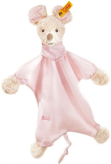 Retired Steiff Bears - SNIFFY MOUSE COMFORTER PINK