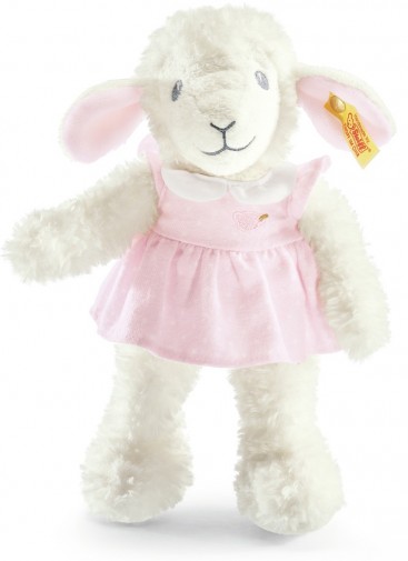 Retired Steiff Bears - SWEET DREAMS LAMB IN DRESS 28CM