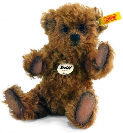 Retired Steiff Bears - JONA TEDDY BEAR CHESTNUT 18CM