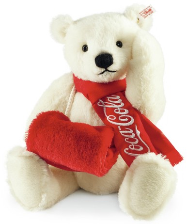 Retired Steiff Bears - COCA COLA POLAR BEAR 38CM