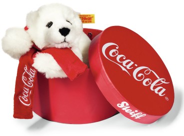 Retired Steiff Bears - COCA COLA POLAR BEAR IN BOX 22CM