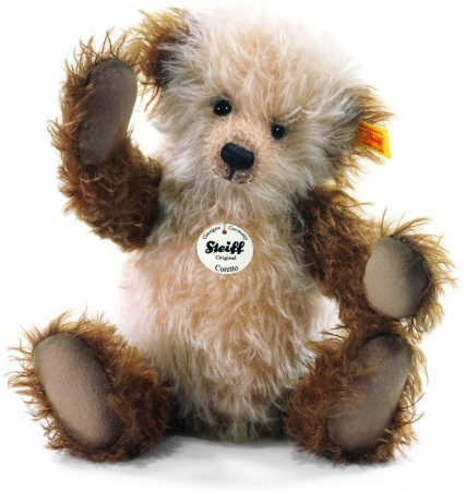 Retired Steiff Bears - CORETTO TEDDY BEAR BROWN/CREAM 33CM