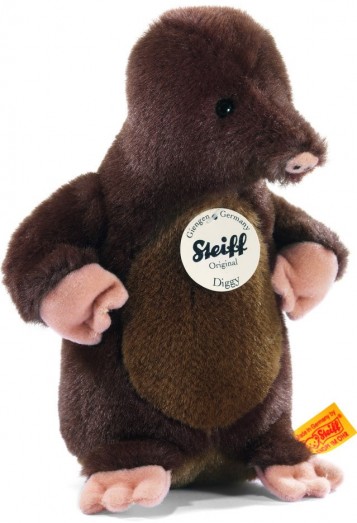 Retired Steiff Bears - DIGGY MOLE 18CM