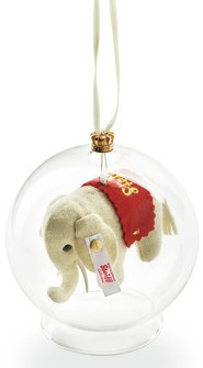 Retired Steiff Bears - FELT ELEPHANT ORNAMENT 8CM