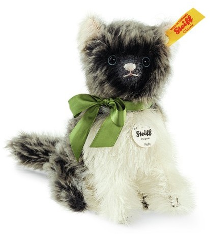 Retired Steiff Bears - FLUFFY CAT 14CM