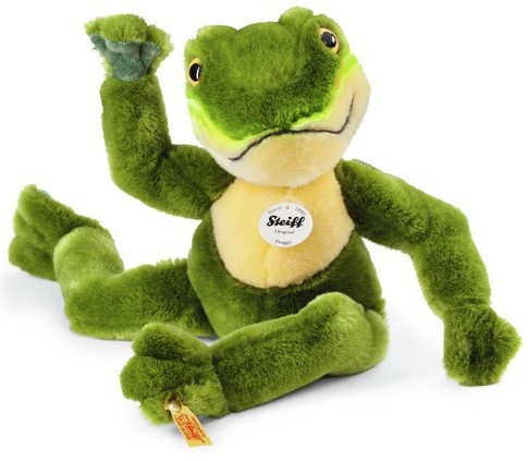 Retired Steiff Bears - FROGGY DANGLING FROG 30CM