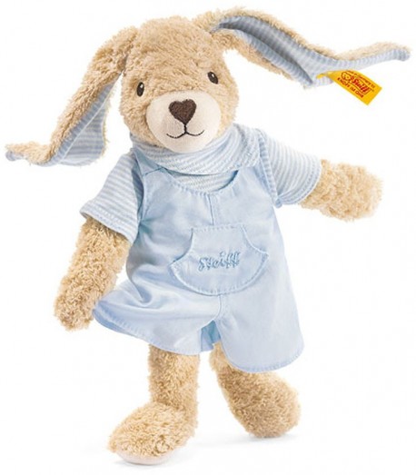 Retired Steiff Bears - HOPPEL RABBIT BLUE 28CM