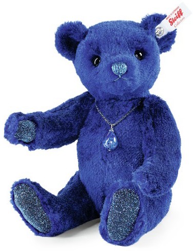 Retired Steiff Bears - LAPIS LAZULI TEDDY BEAR 26CM