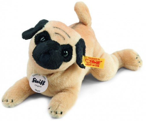 Retired Steiff Bears - LITTLE FRIEND MOPSY PUG 21CM