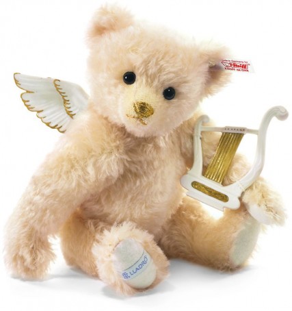 Retired Steiff Bears - LLADRÓ MUSICAL ANGEL TEDDY BEAR 28CM