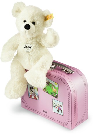 Retired Steiff Bears - LOTTE TEDDY BEAR IN SUITCASE 28CM