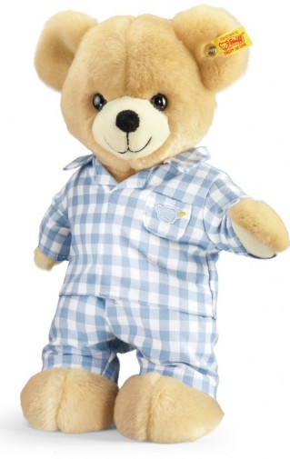 Retired Steiff Bears - LUIS TEDDY BEAR IN PYJAMAS 28CM