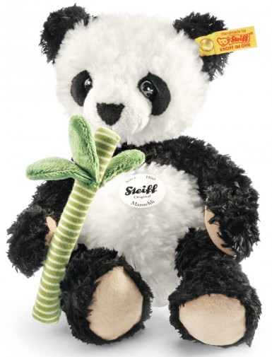 Retired Steiff Bears - MANSCHLI PANDA HAPPY FRIEND 26CM