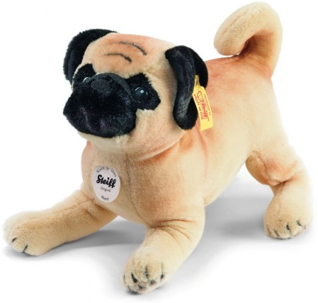 Retired Steiff Bears - MOPSY PUG 25CM