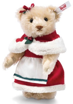 Retired Steiff Bears - MRS CLAUS TEDDY BEAR 14CM