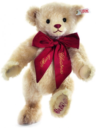 Retired Steiff Bears - MUSICAL CHRISTMAS TEDDY BEAR 30CM