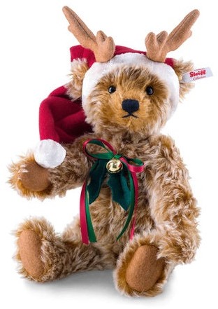 Retired Steiff Bears - REINDEER TEDDY BEAR 30CM