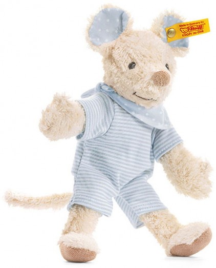 Retired Steiff Bears - SNIFFY MOUSE BLUE 20CM