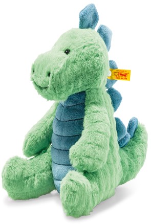 Retired Steiff Bears - SPOTT STEGOSAURUS GREEN / BLUE 28CM