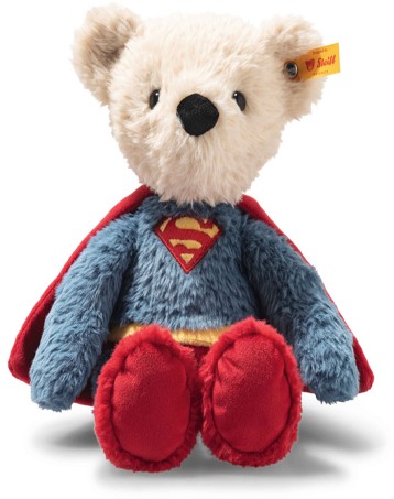 Steiff Plush Characters (Age 0+) - SUPERMAN TEDDY BEAR 29CM