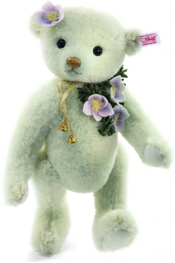 Retired Steiff Bears - TEDDY BEAR CHRISTMAS ROSE 30CM