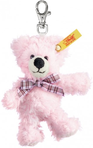 Retired Steiff Bears - KEYRING TEDDY BEAR PINK 11CM