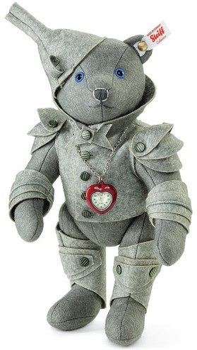 Retired Steiff Bears - TIN MAN TEDDY BEAR 30CM