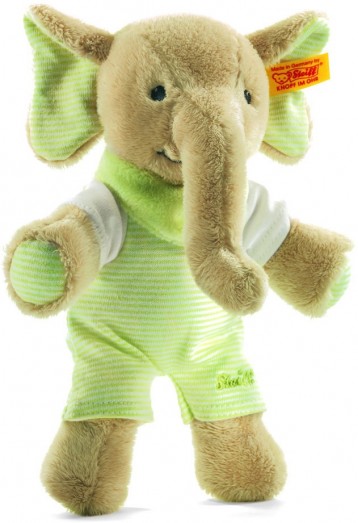 Retired Steiff Bears - TRAMPILI ELEPHANT GREEN 20CM