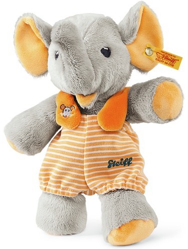 Retired Steiff Bears - TRAMPILI ELEPHANT GREY/ORANGE 24CM