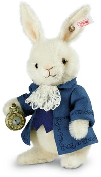 Retired Steiff Bears - VINCENT WHITE RABBIT 17CM