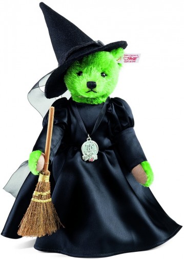 Retired Steiff Bears - WICKED WITCH OF THE WEST TEDDY BEAR 28CM