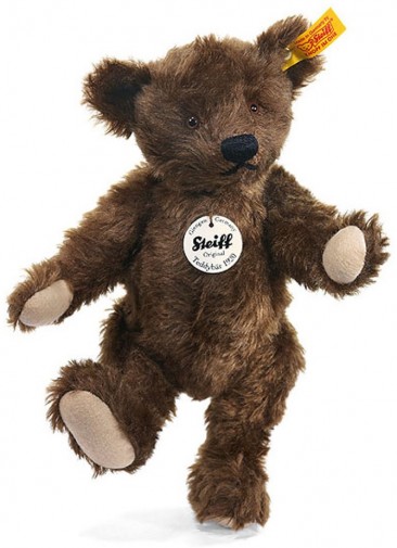 Retired Steiff Bears - CLASSIC 1920 TEDDY BEAR DARK BROWN 25CM