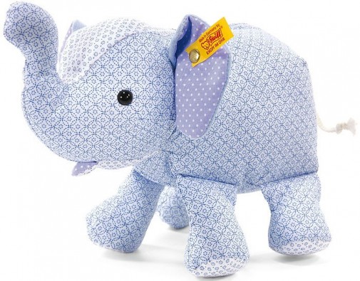 Retired Steiff Bears - LITTLE CIRCUS ELEPHANT BLUE 25CM