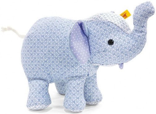 Retired Steiff Bears - LITTLE CIRCUS ELEPHANT BLUE 20CM