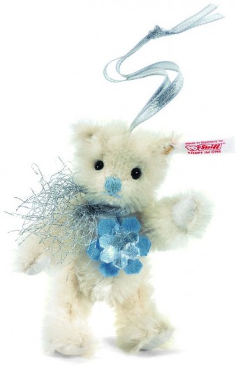 Retired Steiff Bears - TEDDY BEAR SNOWFLAKE ORNAMENT 10CM