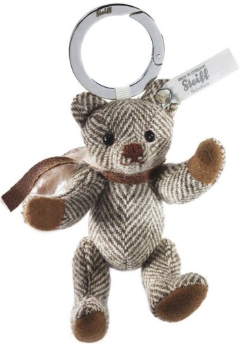 Retired Steiff Bears - SELECTION TEDDY BEAR KEYRING CAFE AU LAIT 10CM