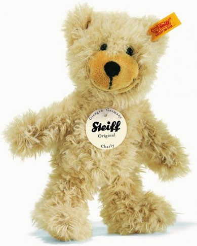 Retired Steiff Bears - CHARLY TEDDY BEAR BEIGE 23CM