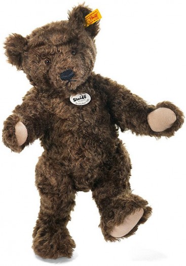 Retired Steiff Bears - CLASSIC 1920 TEDDY BEAR DARK BROWN 35CM