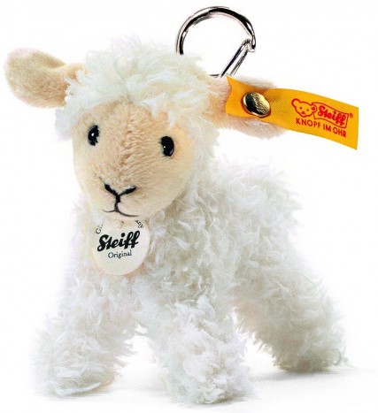 Retired Steiff Bears - LAMB KEYRING 10CM