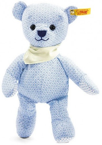 Retired Steiff Bears - LITTLE CIRCUS TEDDY BEAR BLUE 28CM