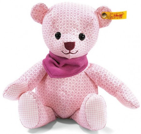 Retired Steiff Bears - LITTLE CIRCUS TEDDY BEAR PINK 28CM