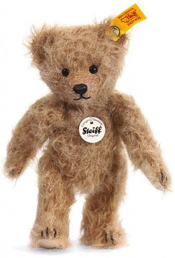 Retired Steiff Bears - CLASSIC TEDDY BEAR CAFE-AU-LAIT 13CM