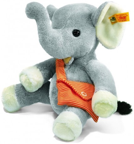 Retired Steiff Bears - POPPY ELEPHANT HAPPY FRIEND 26CM