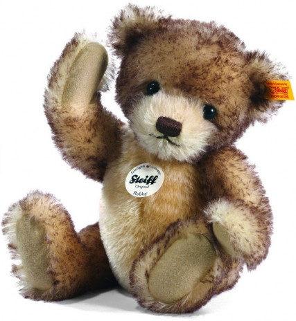 Retired Steiff Bears - ROBBY TEDDY BEAR ALPACA 28CM