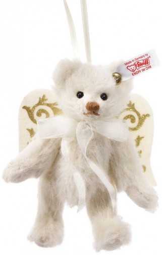 Retired Steiff Bears - TEDDY BEAR ANGEL ORNAMENT 10CM