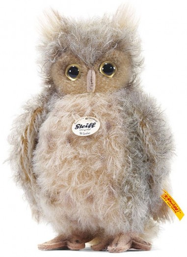 Retired Steiff Bears - WITTIE OWL 16CM