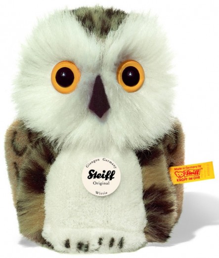 Retired Steiff Bears - WITTIE OWL 12CM